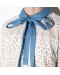 Pixie Market Lace Denim Bow Tie Dress
